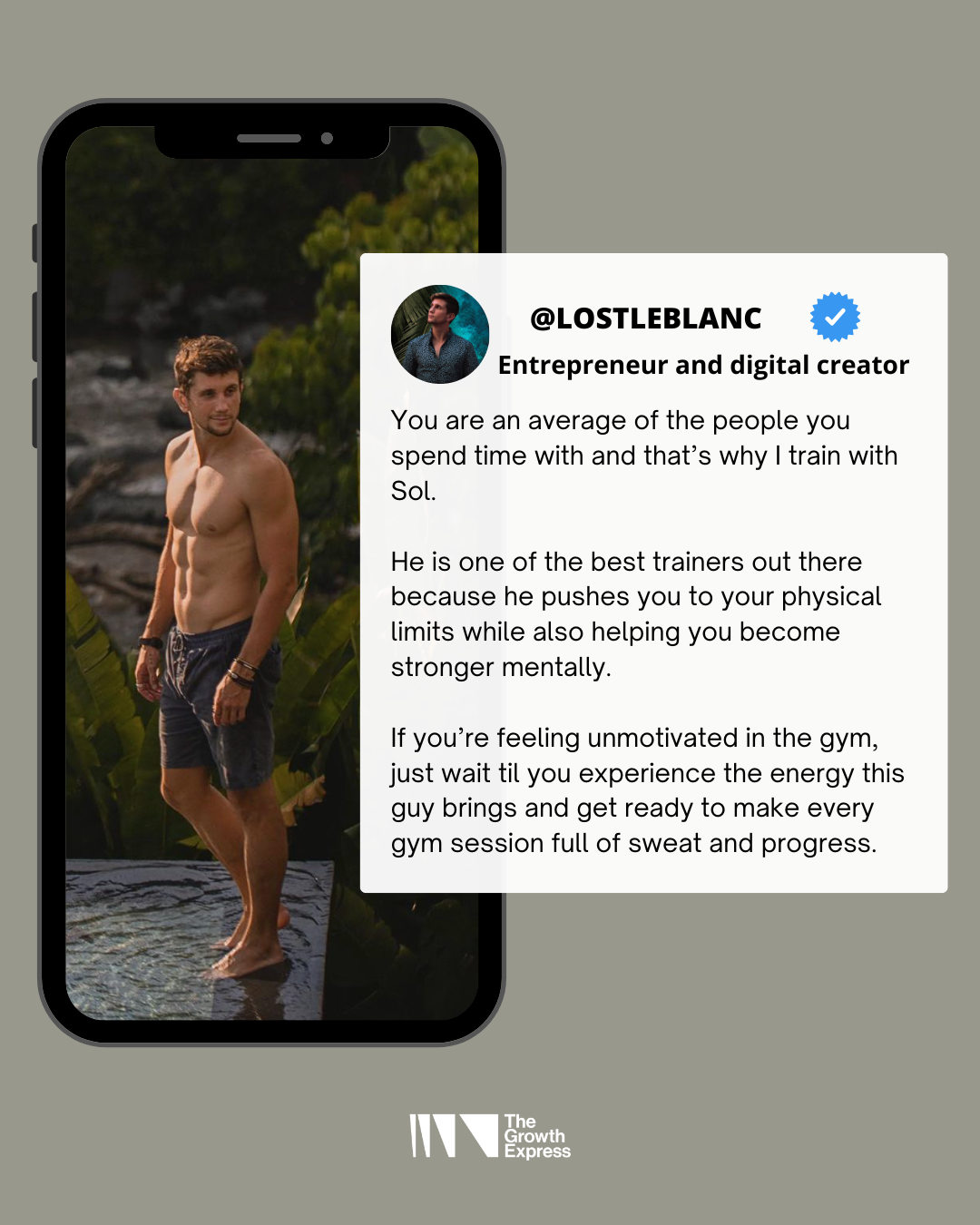 Testimonial @lostleblanc, entrepreneur & digital creator