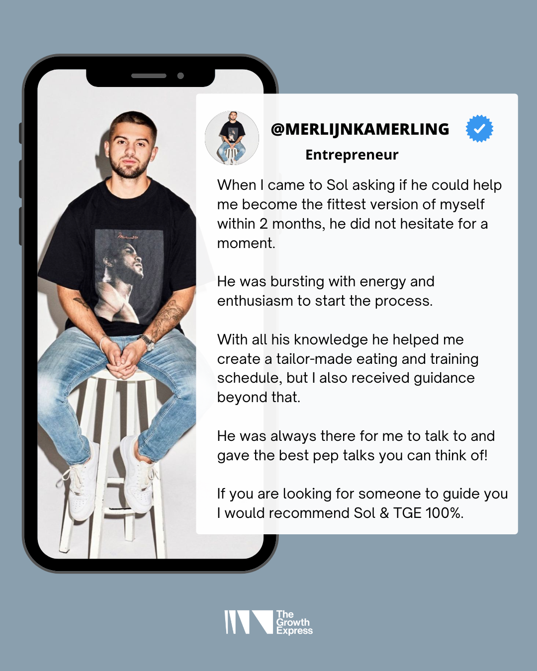 Testimonial Merlijn Kamerling, entrepreneur